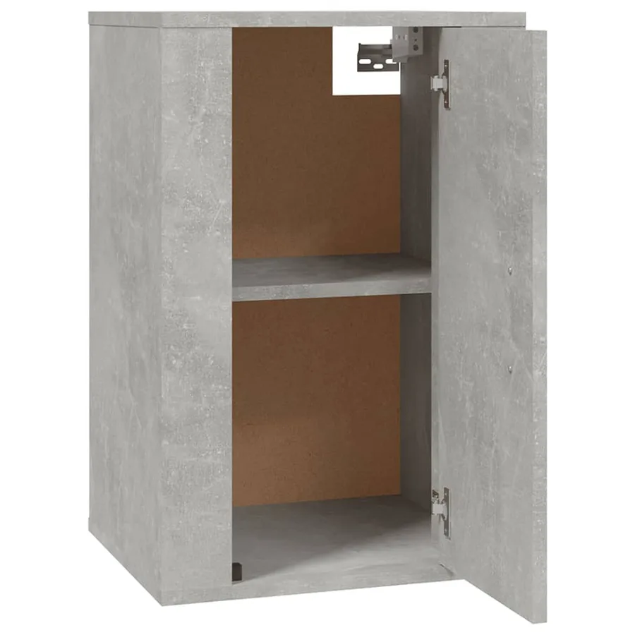 Meubles TV muraux 2 pcs Gris béton 40x34,5x60 cm - 6