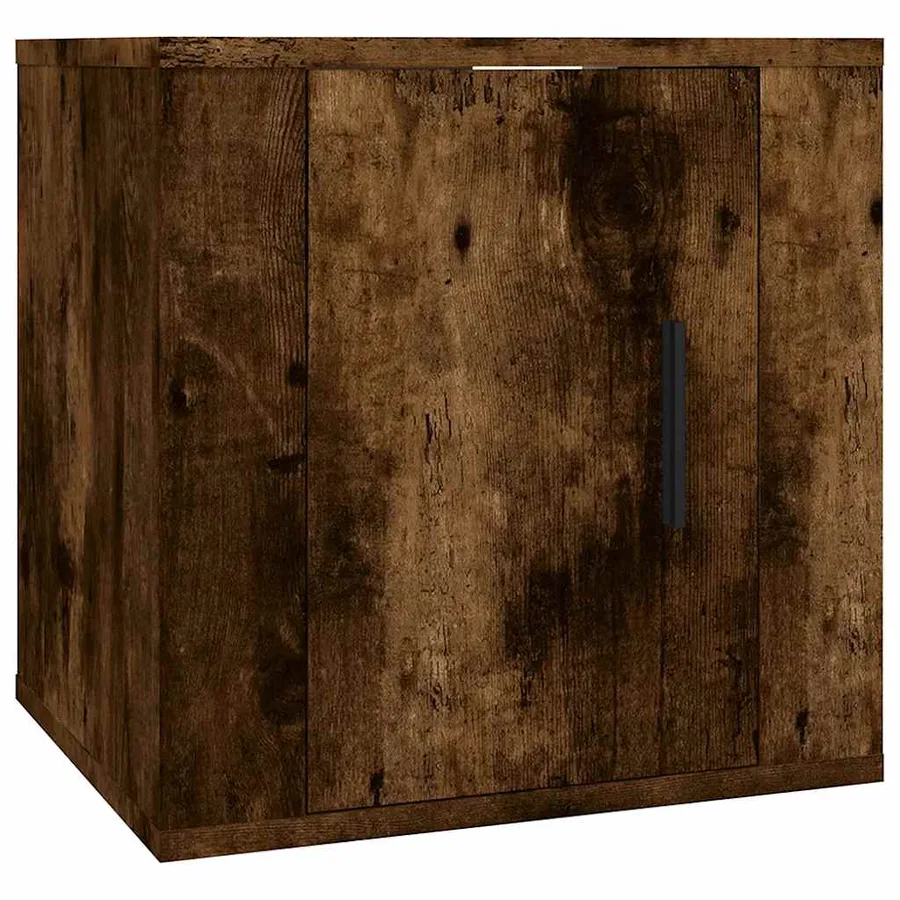 Meuble TV mural Chêne fumé 40x34,5x40 cm - 2