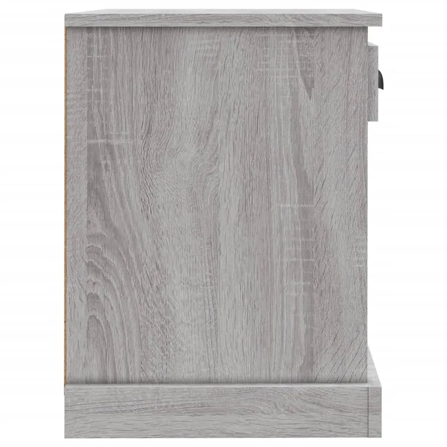 Tables de chevet 2 pcs sonoma gris 43x36x50 cm - 9
