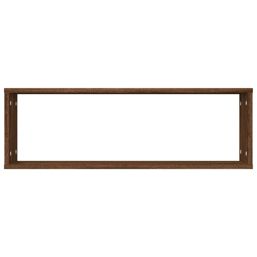 Étagères murales cubiques 4 pcs Chêne marron 80x15x26,5 cm - 6