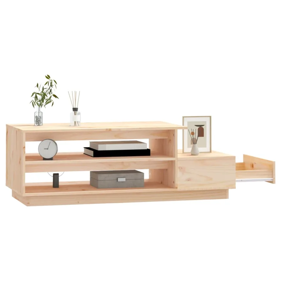 Table basse 120x50x40,5 cm Bois massif de pin - 4