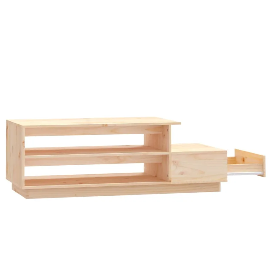 Table basse 120x50x40,5 cm Bois massif de pin - 6