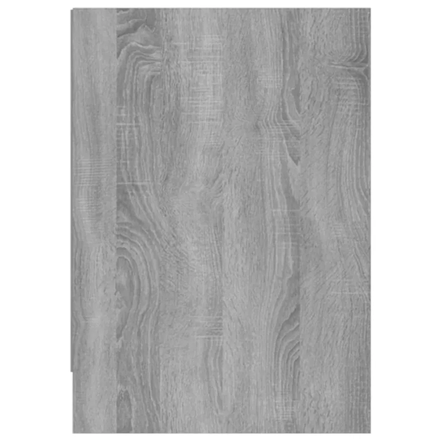 Meuble TV Sonoma gris 146,5x35x50 cm Bois d'ingénierie - 7