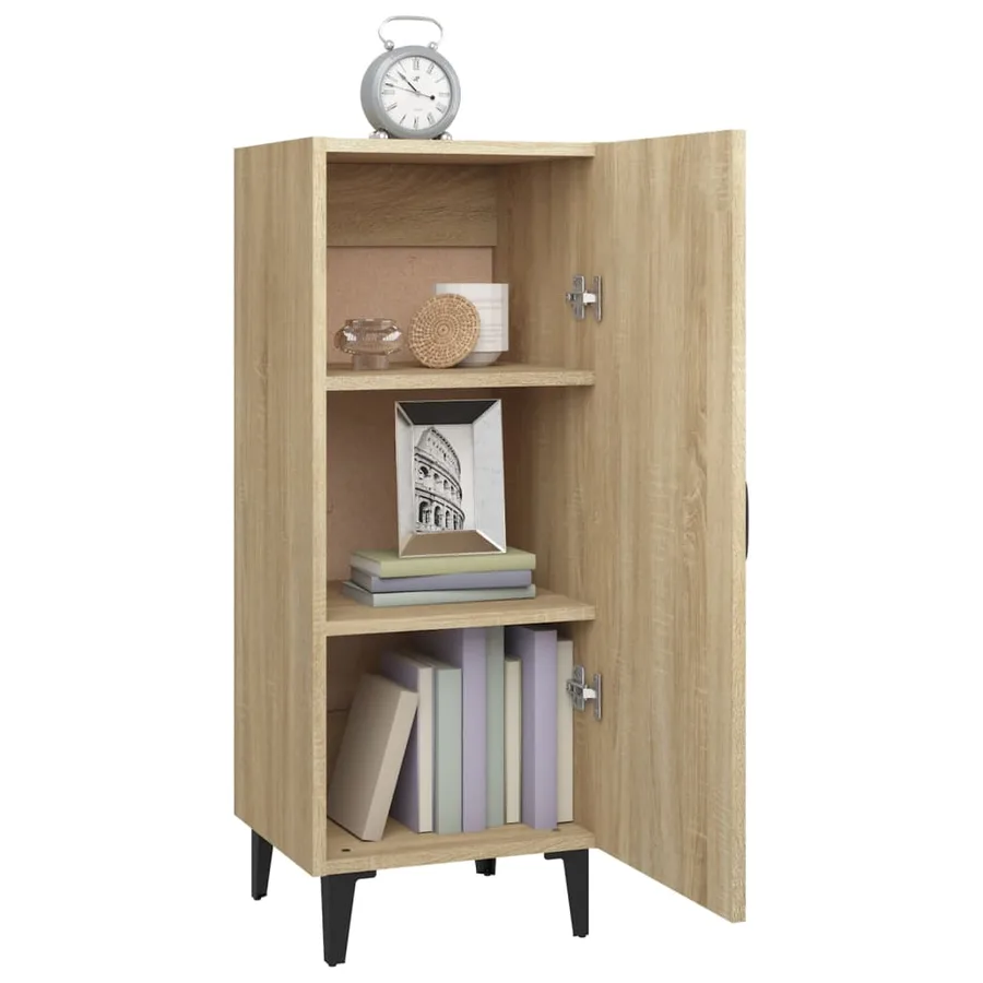 Buffet Chêne sonoma 34,5x34x90 cm Bois d'ingénierie - 4