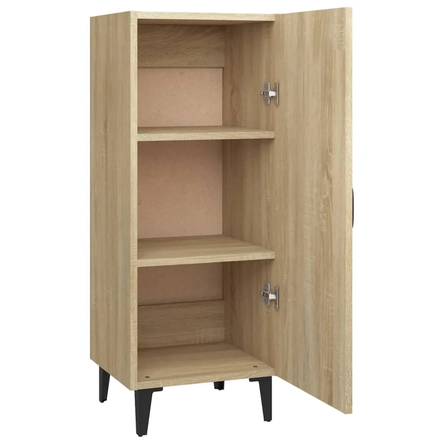 Buffet Chêne sonoma 34,5x34x90 cm Bois d'ingénierie - 8