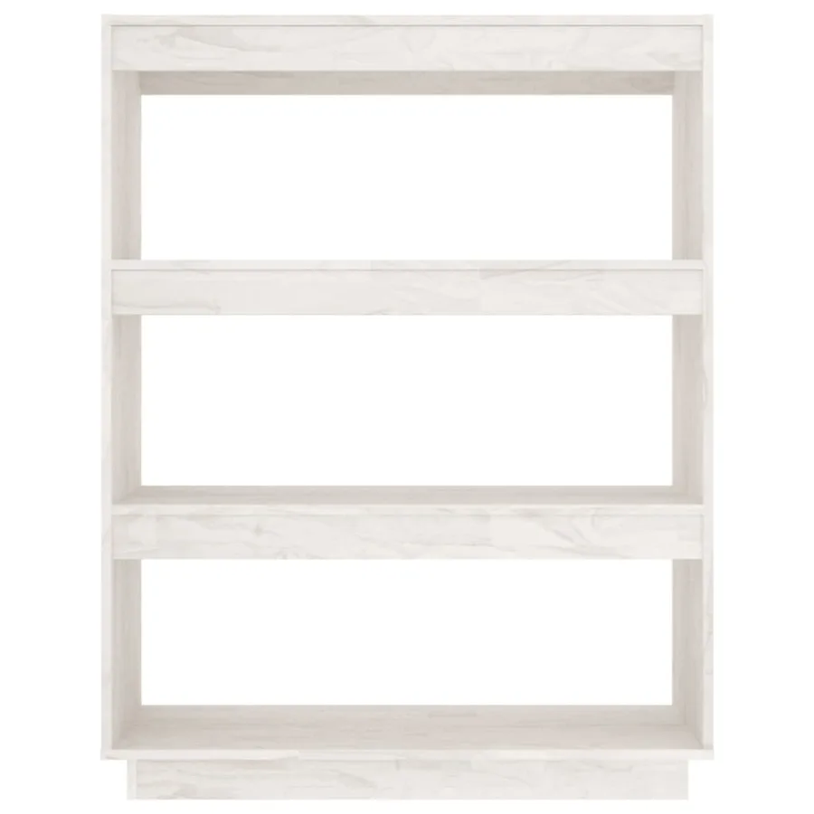 Bibliothèque/Séparateur de pièce Blanc 80x35x103 cm Bois de pin - 5