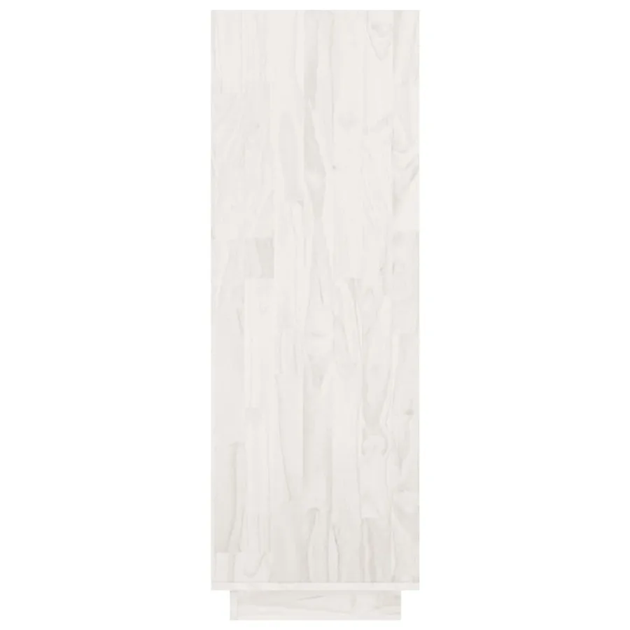Bibliothèque/Séparateur de pièce Blanc 80x35x103 cm Bois de pin - 6
