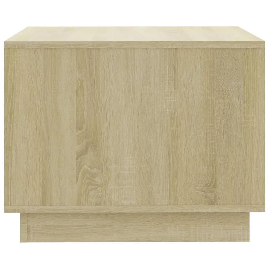 Table basse chêne sonoma 55x55x43 cm bois d'ingénierie - 5