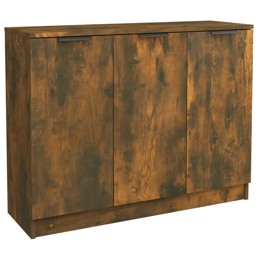 Buffet Chêne fumé 90,5x30x70 cm Bois d'ingénierie - 2