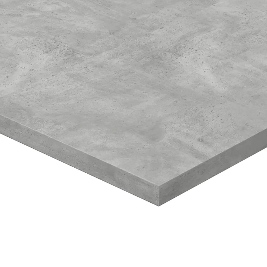 Panneaux de bibliothèque 8 pcs gris béton bois d’ingénierie - 7