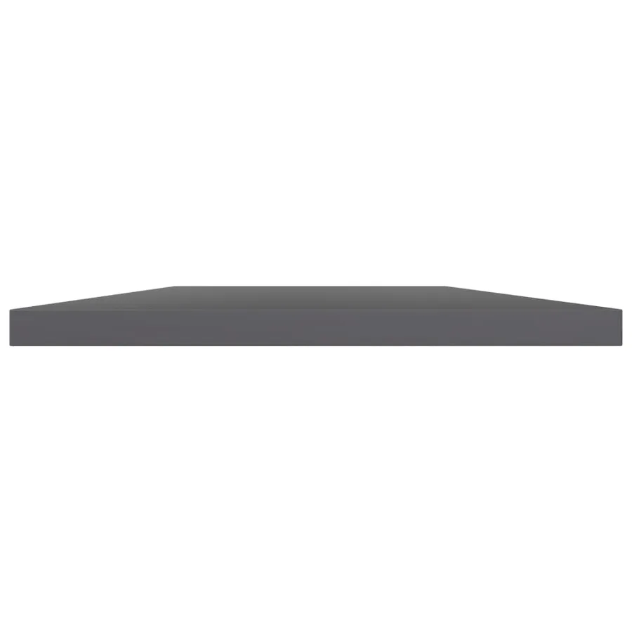 Panneaux de bibliothèque 8 pcs gris brillant bois d’ingénierie - 3