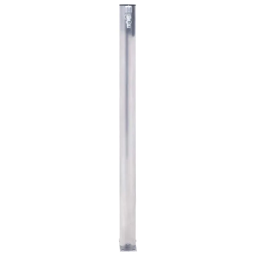 Colonne à eau de jardin 80 cm acier inoxydable rond - 2