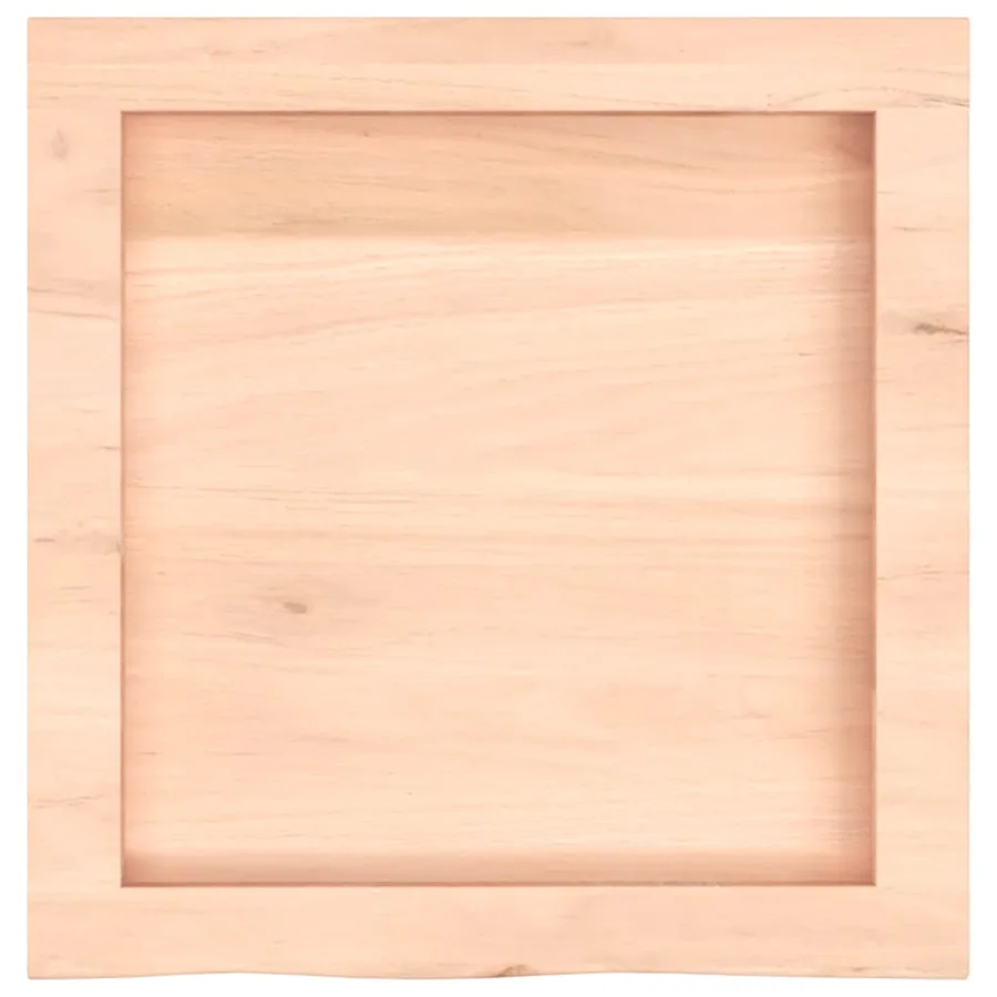 Étagère murale 40x40x(2-4)cm bois de chêne massif non traité - 5