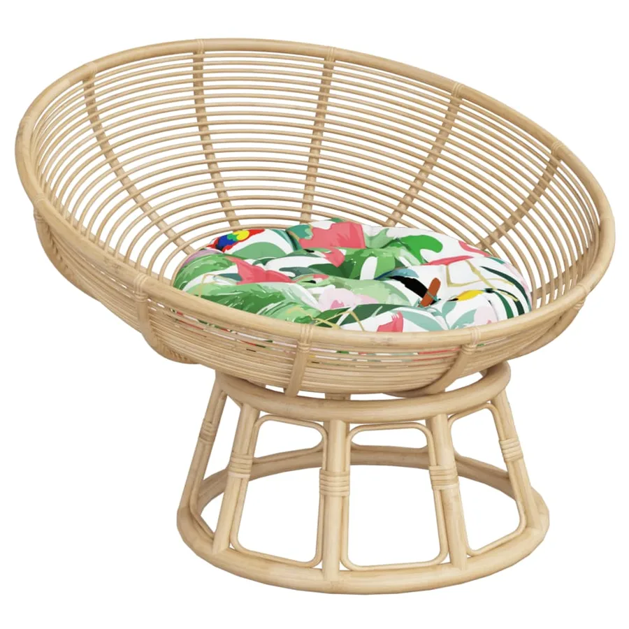 Coussin rond multicolore Ø 60 x11 cm tissu oxford - 3