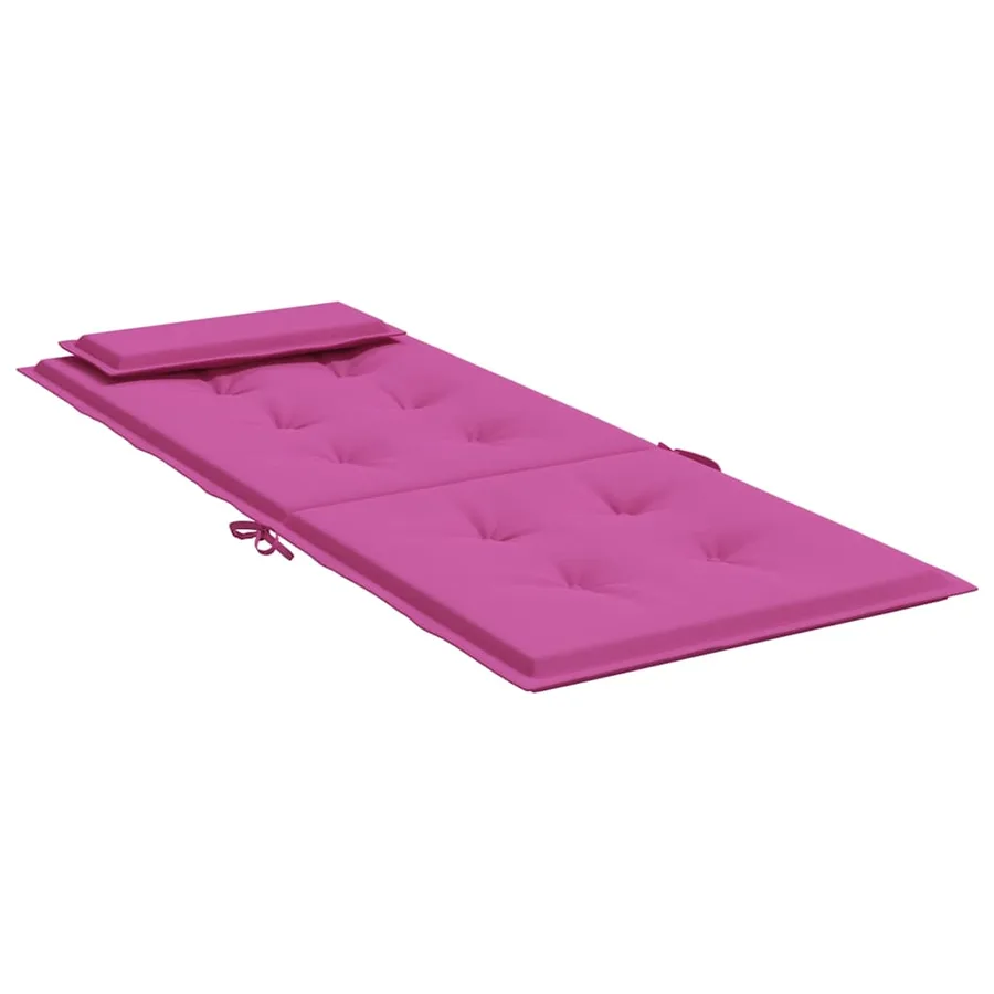 Coussins de chaise à dossier haut lot de 6 rose tissu oxford - 6