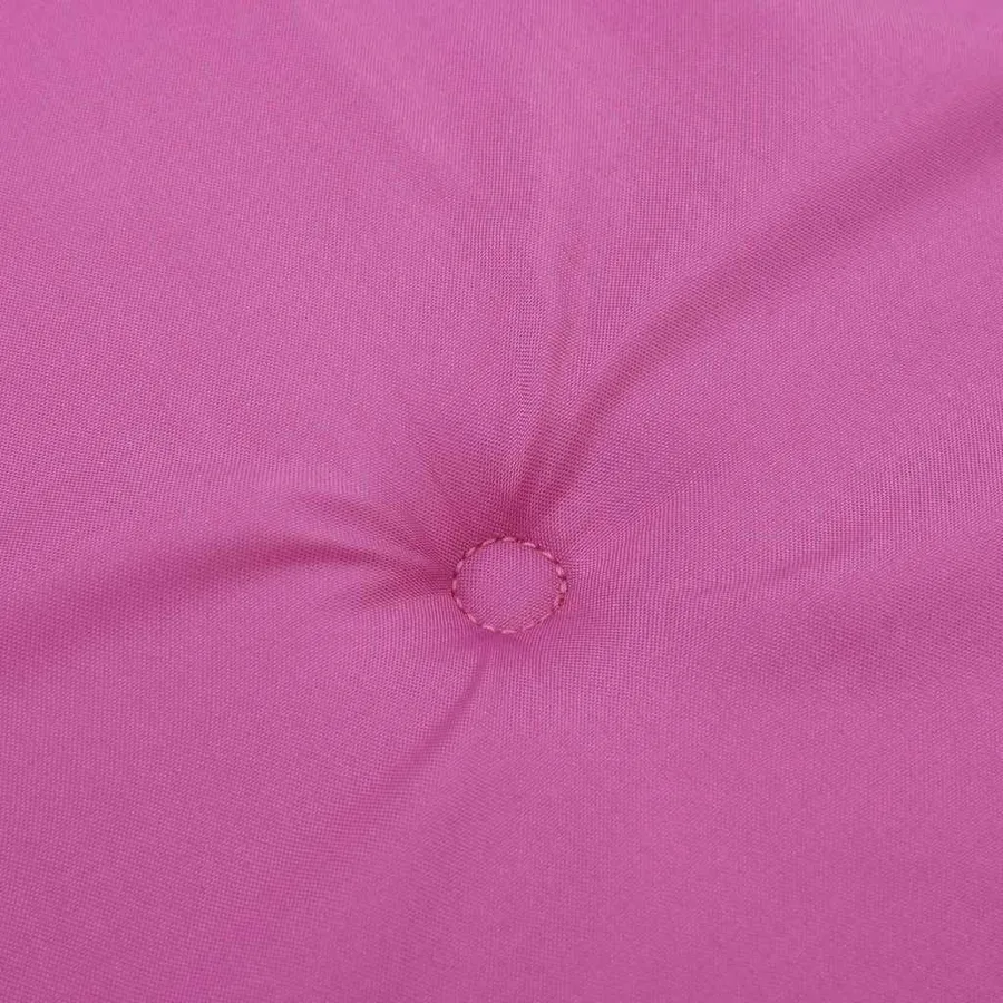 Coussins de chaise à dossier haut lot de 6 rose tissu oxford - 8