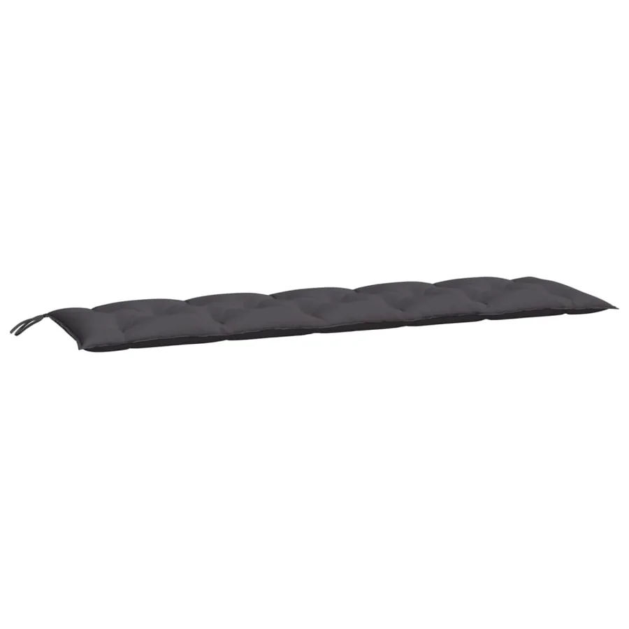 Coussins de banc de jardin lot de 2 anthracite tissu Oxford - 3
