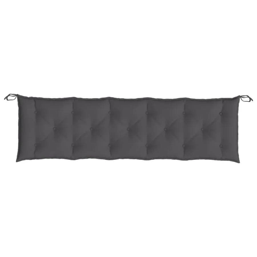 Coussins de banc de jardin lot de 2 anthracite tissu Oxford - 6