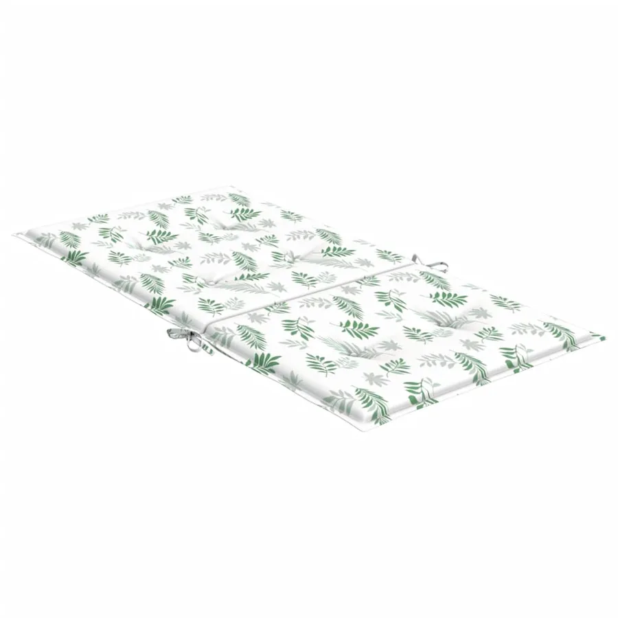 Coussins de chaise à dossier bas lot de 2 modèle de feuille - 6