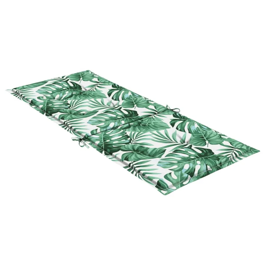 Coussins de chaise à dossier haut lot de 4 modèle de feuille - 6