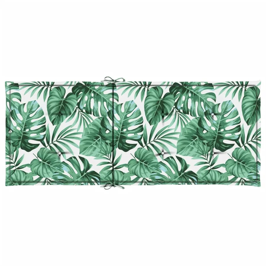 Coussins de chaise à dossier haut lot de 4 modèle de feuille - 7