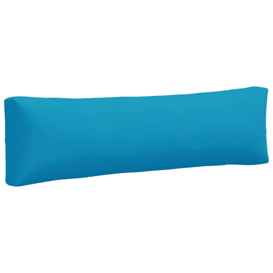 Coussins de palette lot de 2 bleu clair tissu - 5