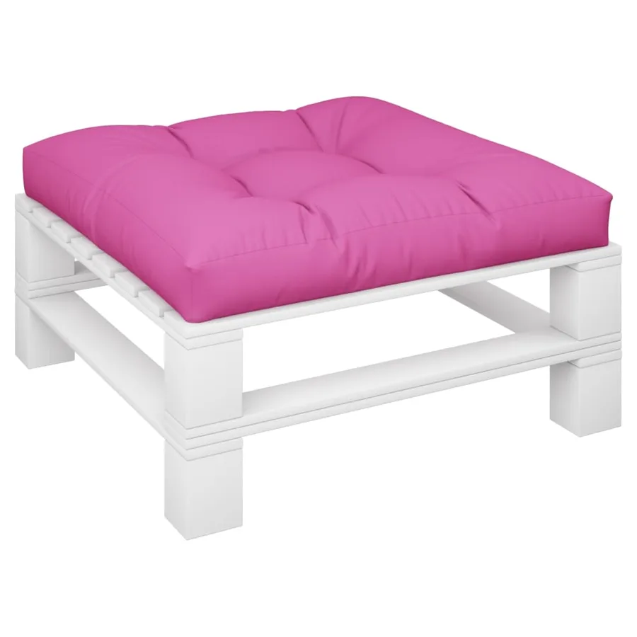 Coussin de palette Rose 80x80x12 cm tissu - 3