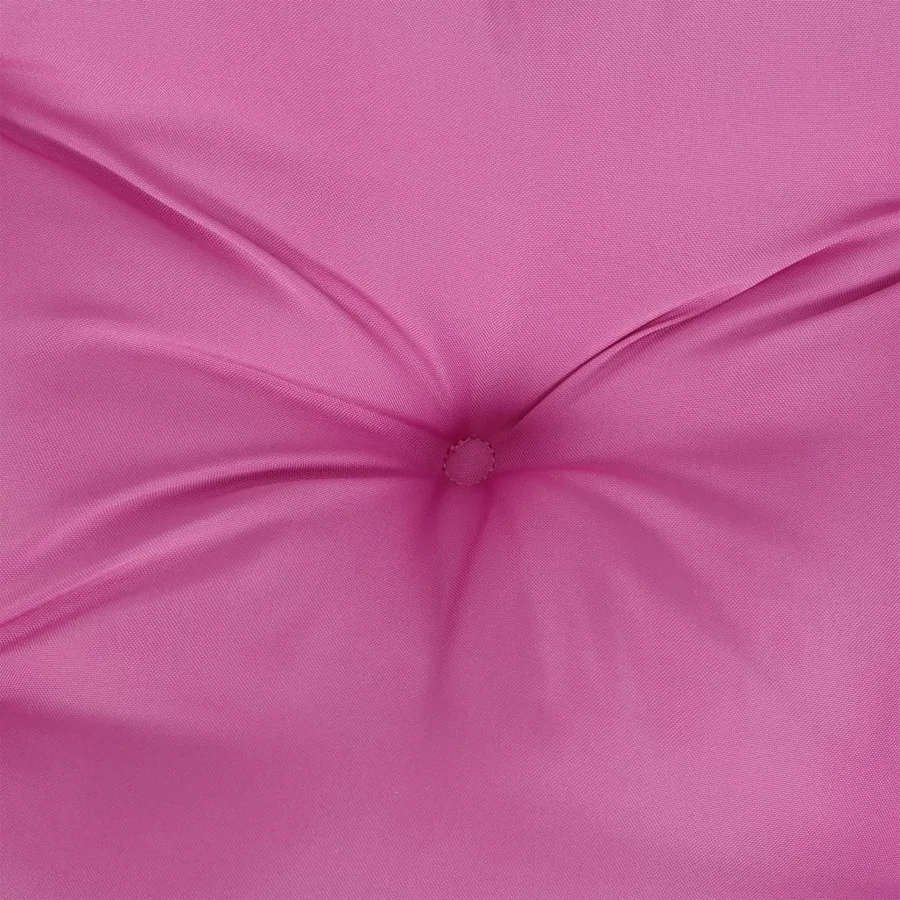 Coussin de palette Rose 80x80x12 cm tissu - 8