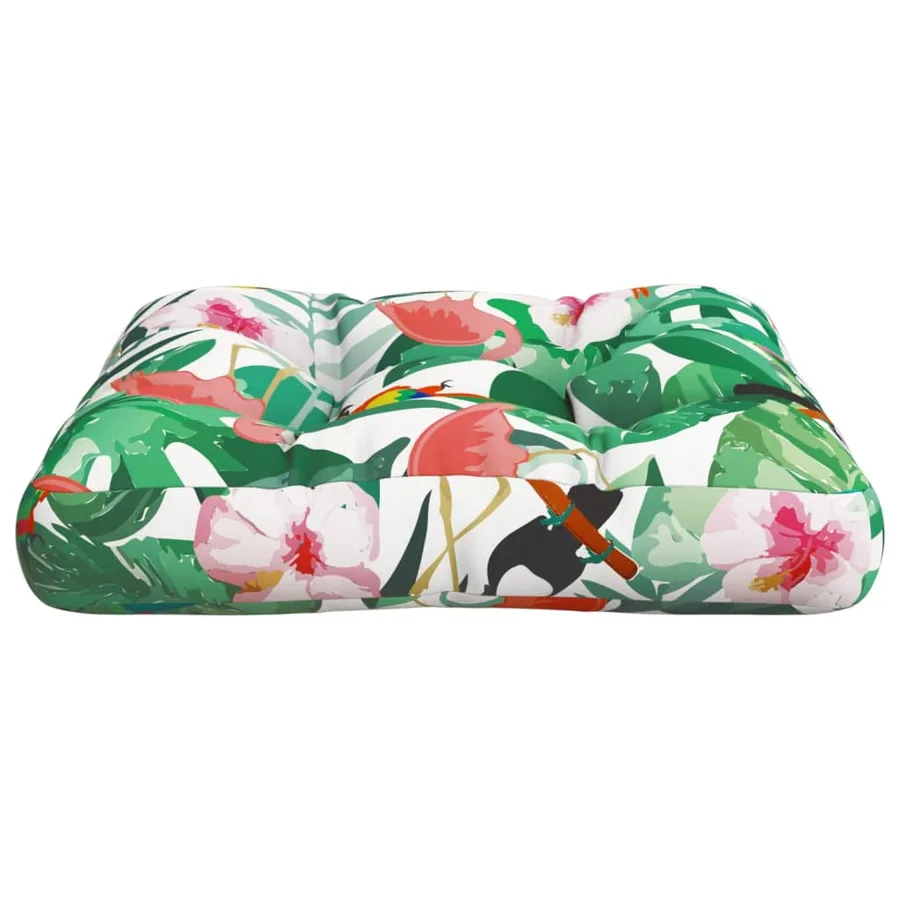 Coussin de palette multicolore 50x50x12 cm tissu - 6