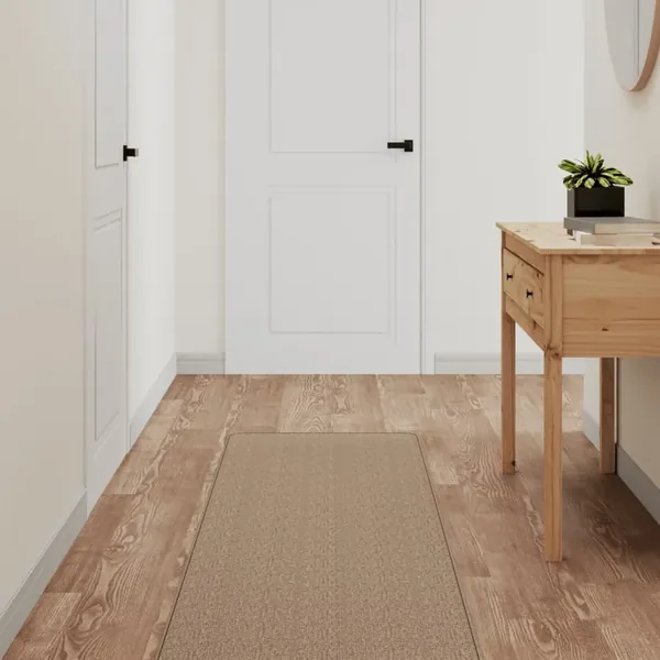 Tapis de couloir aspect sisal sable 50x150 cm