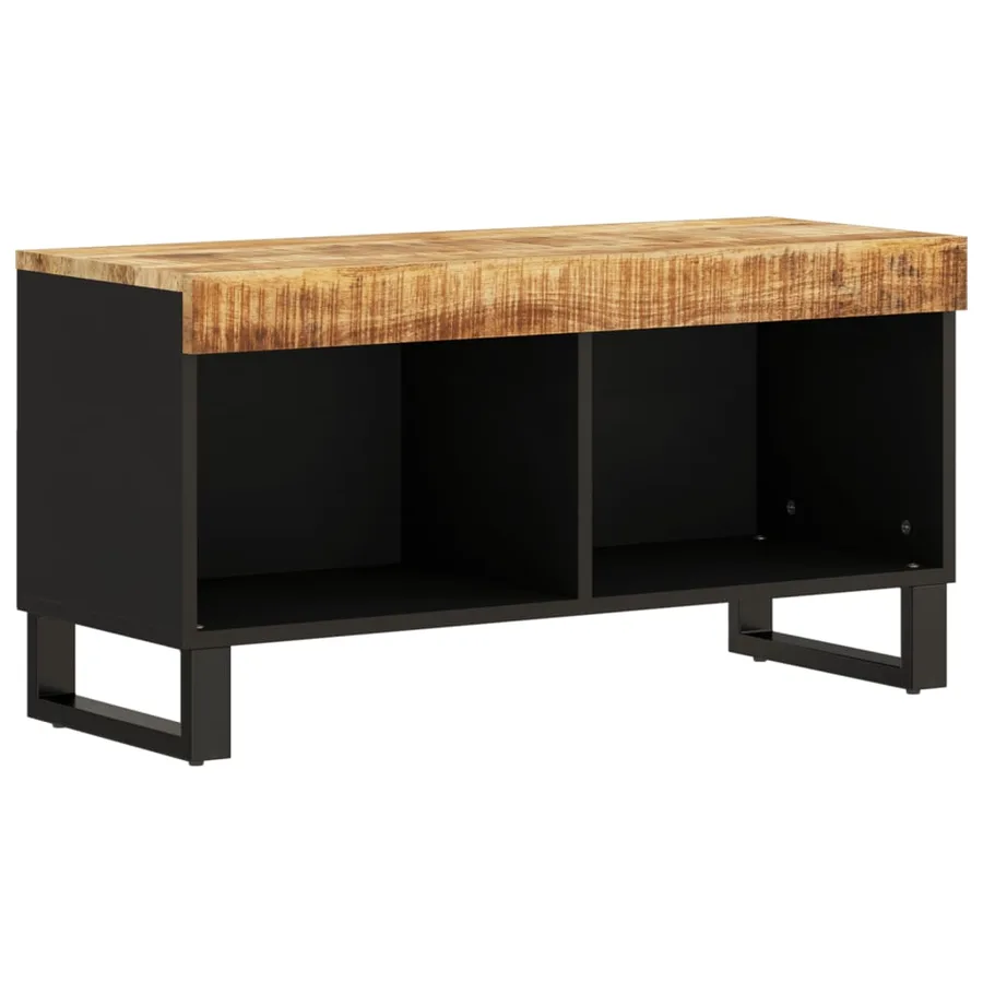 Meuble TV 85x33x43,5 cm bois massif de manguier - 2