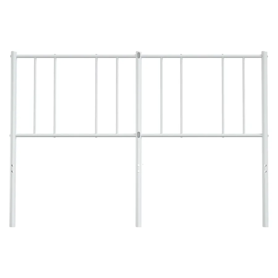 Tête de lit de remplacement métal blanc 135 cm - 4