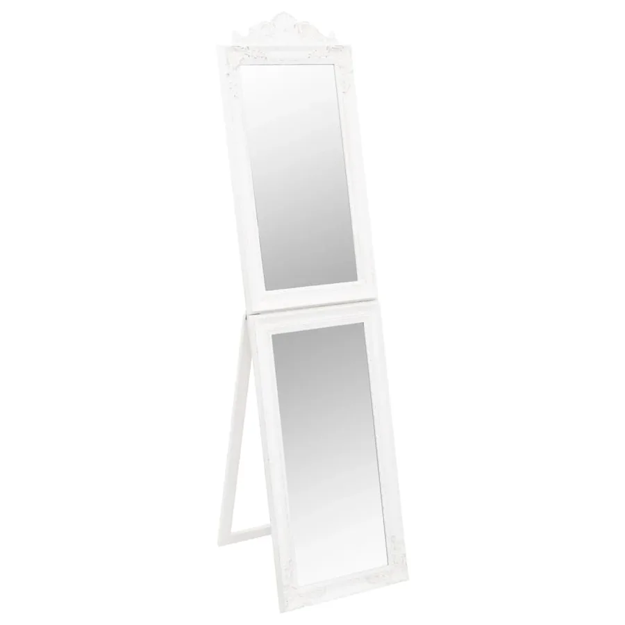 Miroir sur pied Blanc 40x160 cm - 2