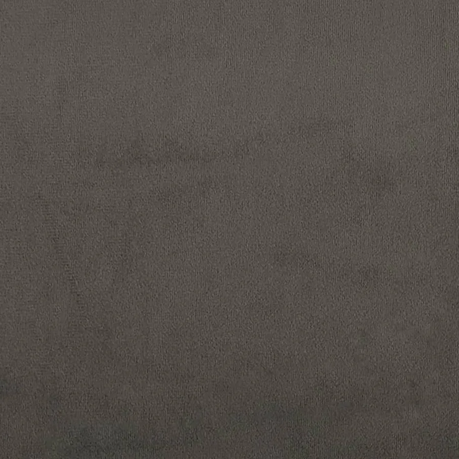 Banc Gris foncé 110x76x80 cm Velours - 7