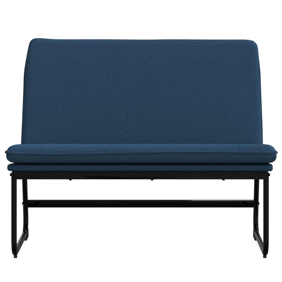 Banc Bleu 100x75x76 cm Tissu - 3