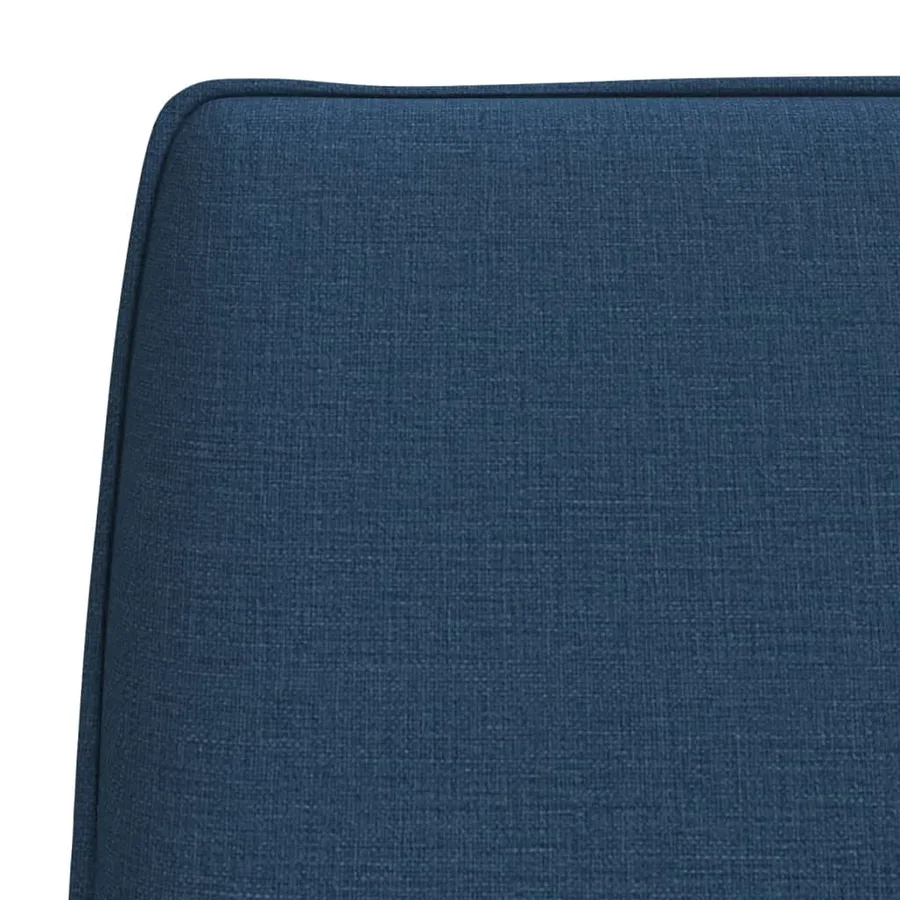 Banc Bleu 100x75x76 cm Tissu - 6
