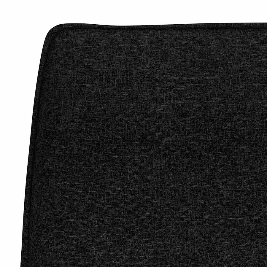 Banc Noir 100x75x76 cm Tissu - 6
