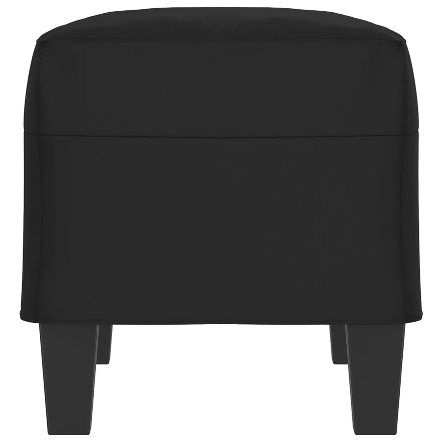 Banc Noir 70x35x41 cm Tissu microfibre - 4