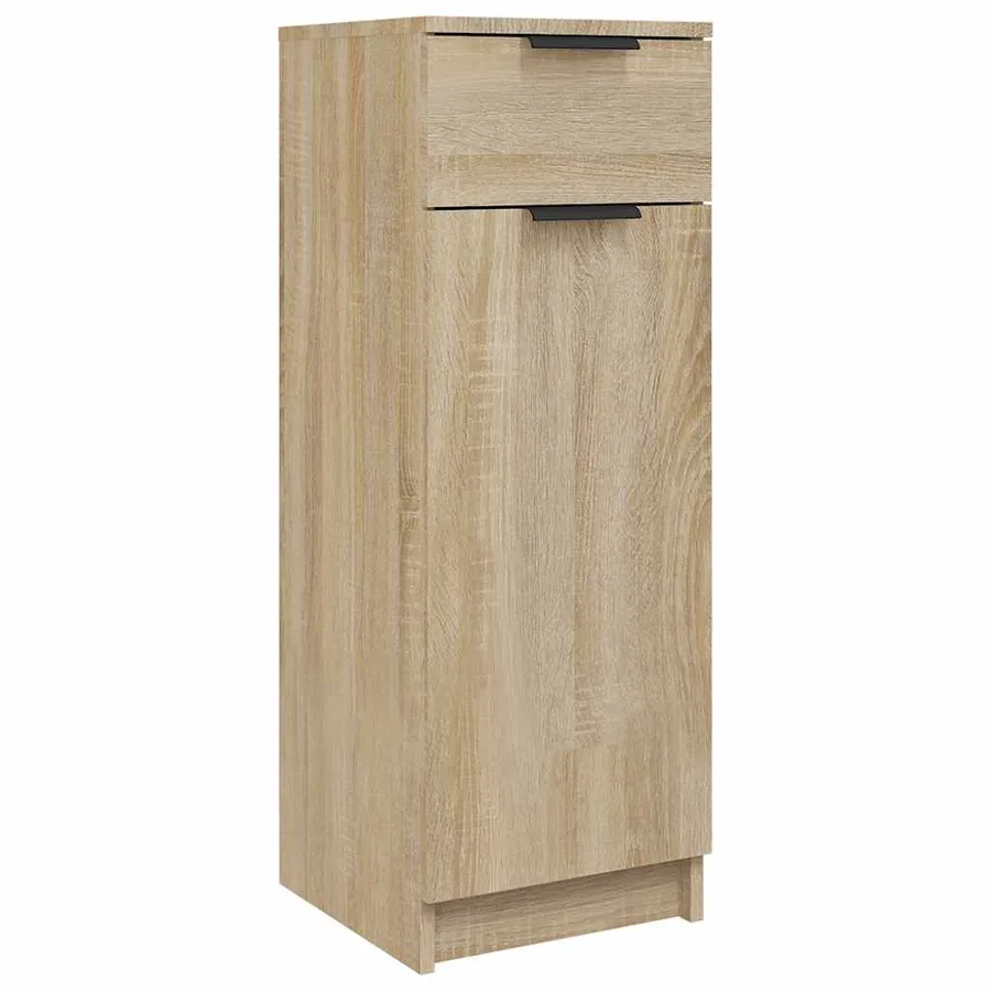 Armoire de salle de bain Chêne sonoma 32x33,5x90 cm - 2