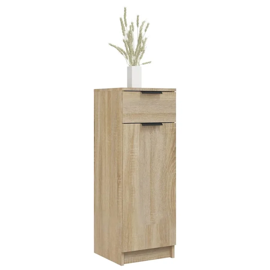 Armoire de salle de bain Chêne sonoma 32x33,5x90 cm - 4
