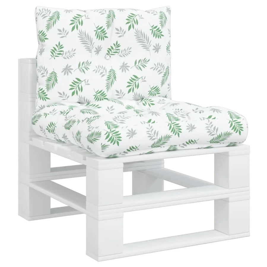 Coussins de palette lot de 2 motif de feuilles tissu Oxford - 3