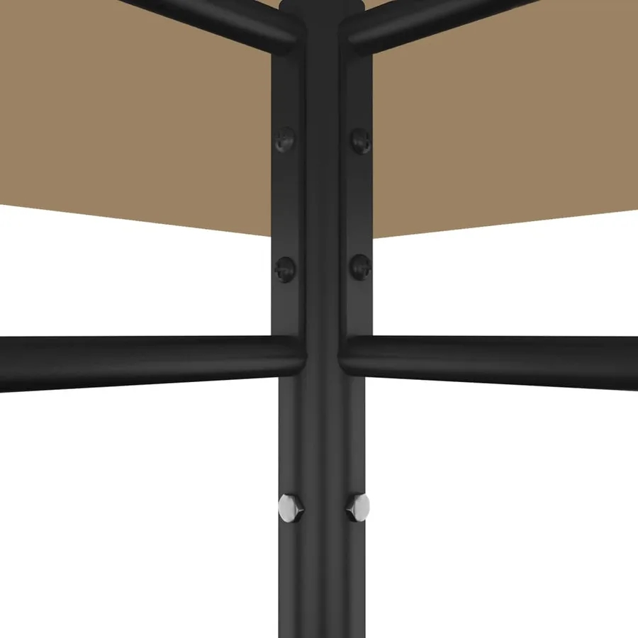 Belvédère 3x3x2,7 m Taupe 180 g/m² - 3