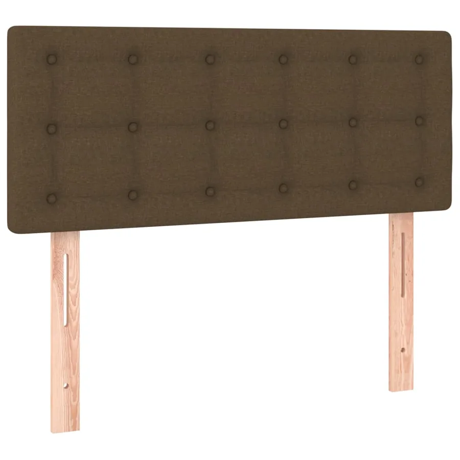Sommier à lattes de lit avec matelas Marron foncé 80x200 cm - 6