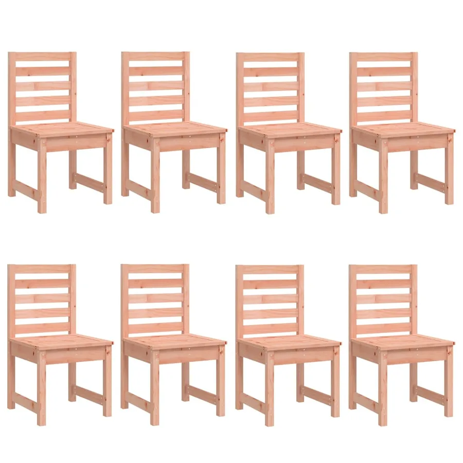 Ensemble à manger de jardin 11 pcs bois massif Douglas - 6