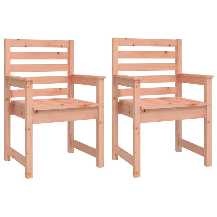 Ensemble à manger de jardin 11 pcs bois massif Douglas - 7