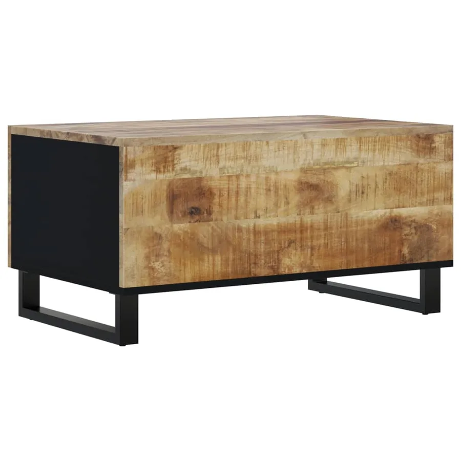 Table basse 80x50x40 cm Bois de manguier solide et d'ingénierie - 6