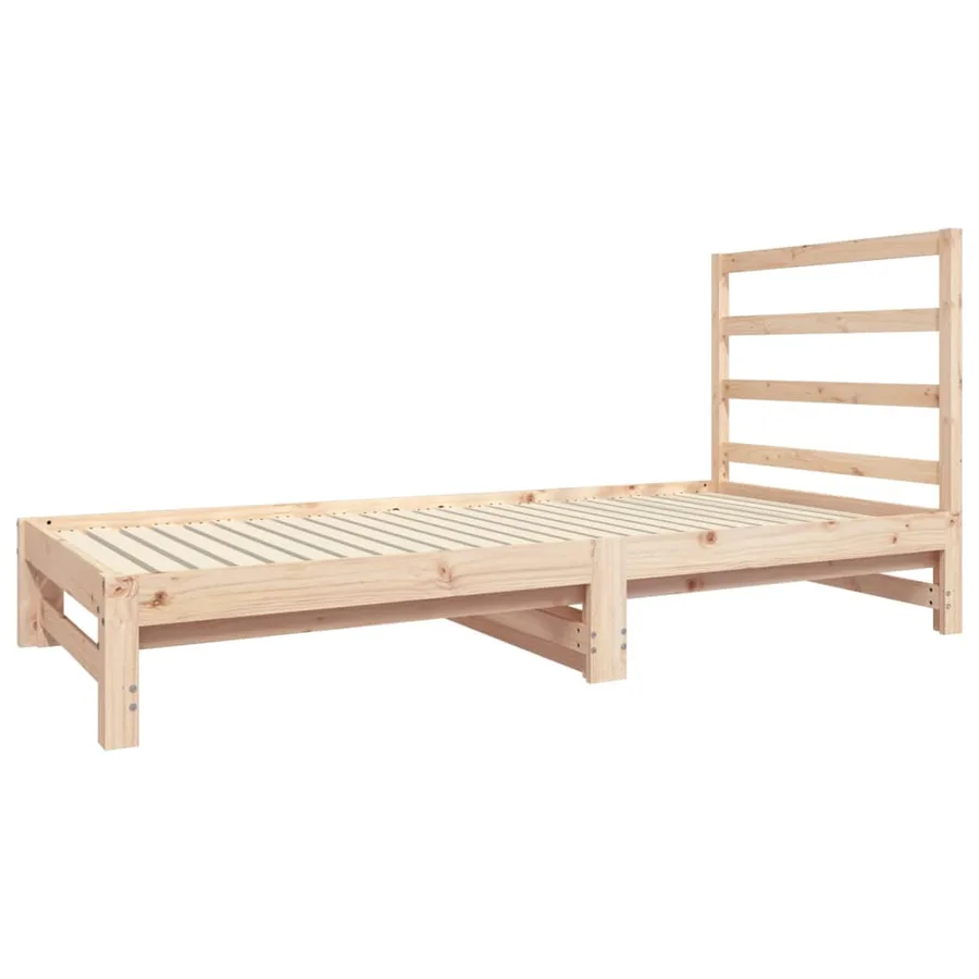 Lit coulissant sans matelas 2x(90x190) cm - 4