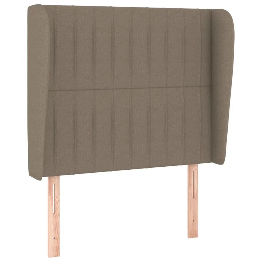 Sommier à lattes de lit avec matelas Taupe 90x200 cm Tissu - 6