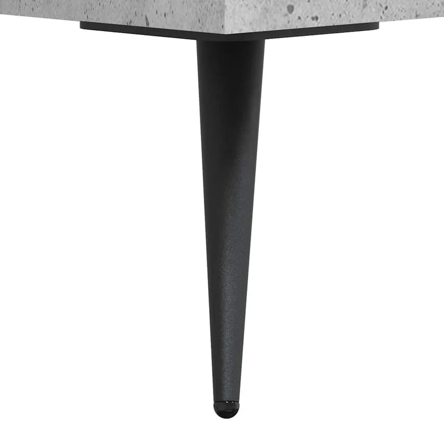 Buffet gris béton 69,5x34x90 cm bois d'ingénierie - 11