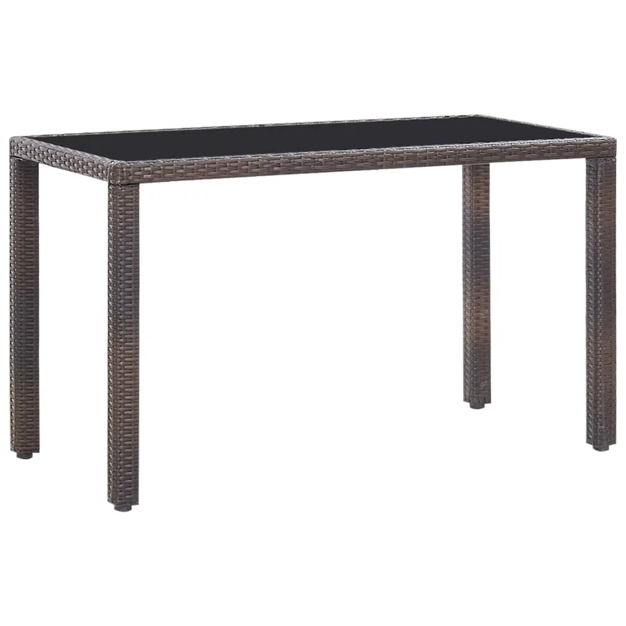 Ensemble à manger d'extérieur 5pcs avec coussins Résine tressée - 3